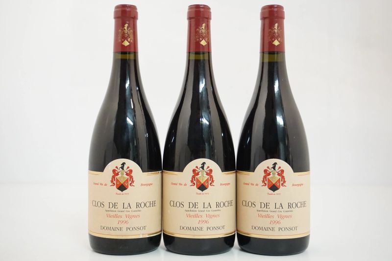      Clos de la Roche Cuv&eacute;e Vieilles Vignes Domaine Ponsot 1996   - Auction Wine&Spirits - Pandolfini Casa d'Aste