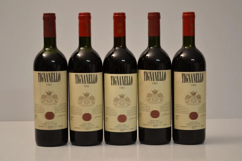 Tignanello Antinori 1982  - Auction the excellence of italian and international wines from selected cellars - Pandolfini Casa d'Aste