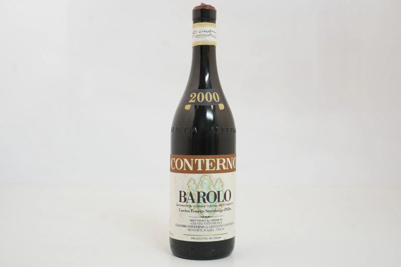      Barolo Cascina Francia Giacomo Conterno 2000   - Asta ASTA A TEMPO | Smart Wine & Spirits - Pandolfini Casa d'Aste