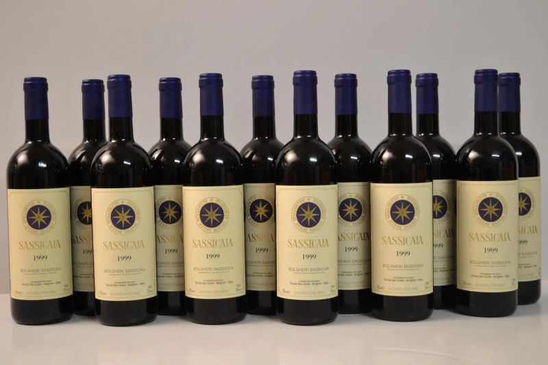 Sassicaia Tenuta San Guido 1999                                             - Asta Vini e distillati da collezione da cantine selezionate - Pandolfini Casa d'Aste