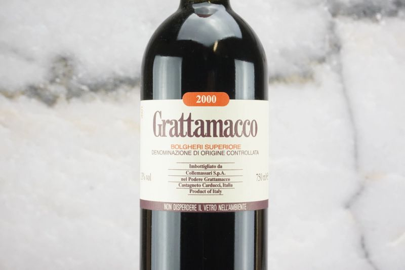 Grattamacco Podere Grattamacco 2000  - Asta Smart Wine 2.0 | Asta Online - Pandolfini Casa d'Aste