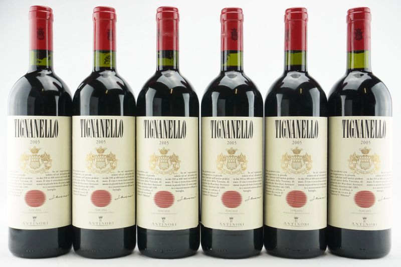 Tignanello Antinori 2005  - Auction THE SIGNIFICANCE OF PASSION - Fine and Rare Wine - Pandolfini Casa d'Aste