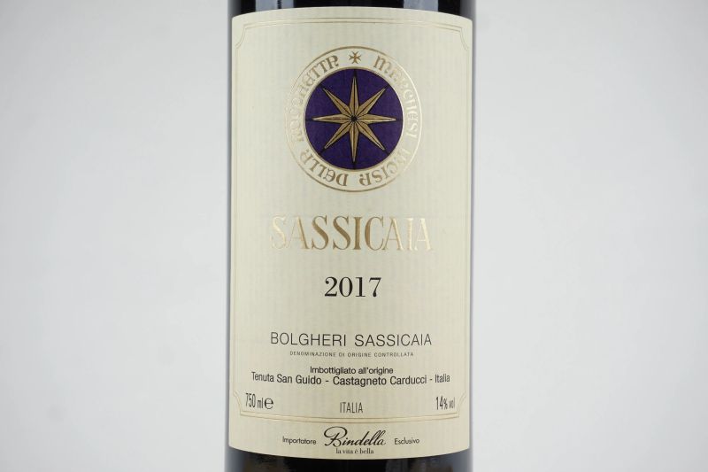 Sassicaia Tenuta San Guido 2017  - Asta ASTA A TEMPO | Smart Wine - Pandolfini Casa d'Aste