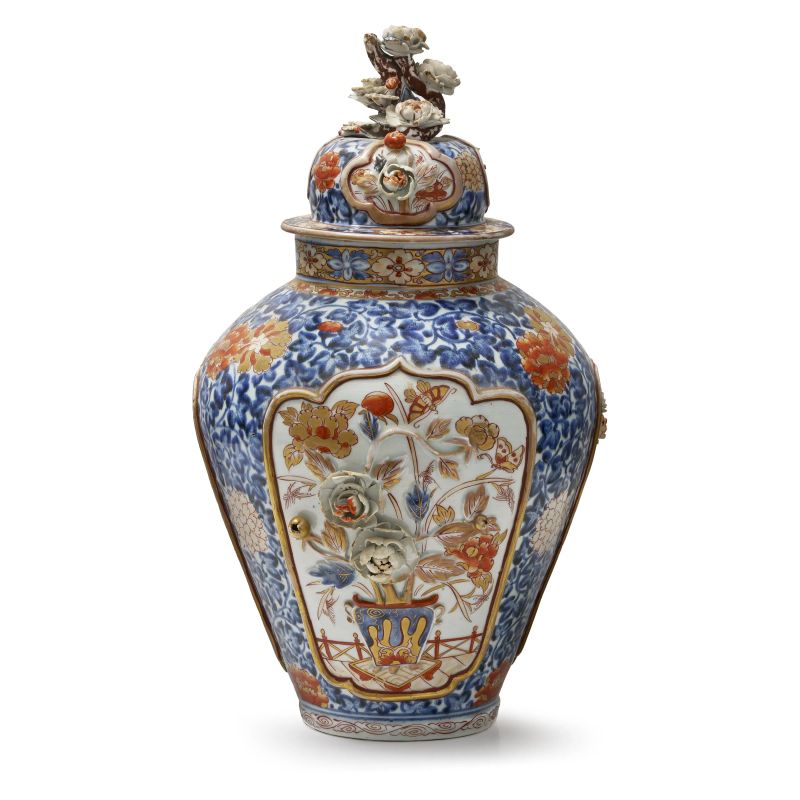 



AN IMARI PORCELAIN JAR WITH COVER, JAPAN, EDO PERIOD, 18TH CENTURY  - Asta Arte Orientale | 东方艺术 - Pandolfini Casa d'Aste