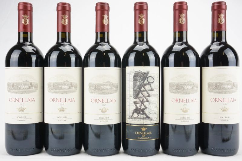      Ornellaia 2015   - Auction Il Fascino e l'Eleganza - A journey through the best Italian and French Wines - Pandolfini Casa d'Aste