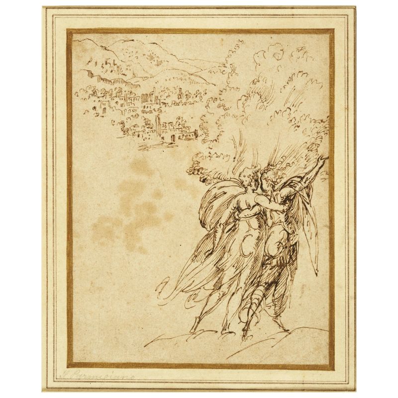 Attributed to Jacopo Zanguidi detto il Bertoja  - Auction PRINTS AND DRAWINGS FROM 15TH TO 19TH CENTURY - Pandolfini Casa d'Aste