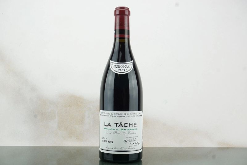 La T&acirc;che Domaine de la Roman&eacute;e Conti 2005  - Auction LA RAFFINATEZZA DELLA COMPLESSITA' - Fine and Rare Wine - Pandolfini Casa d'Aste