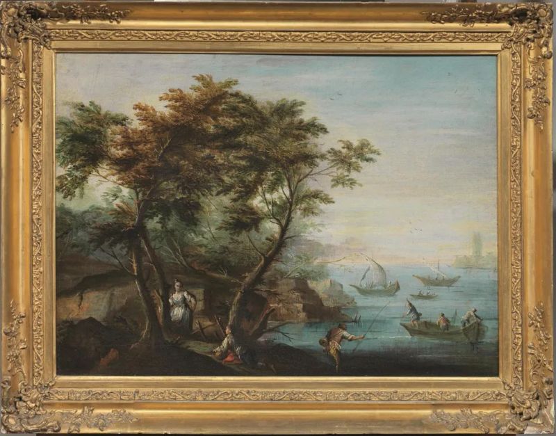 Scuola veneta, sec. XVIII  - Auction 19th century Paintings - II - Pandolfini Casa d'Aste