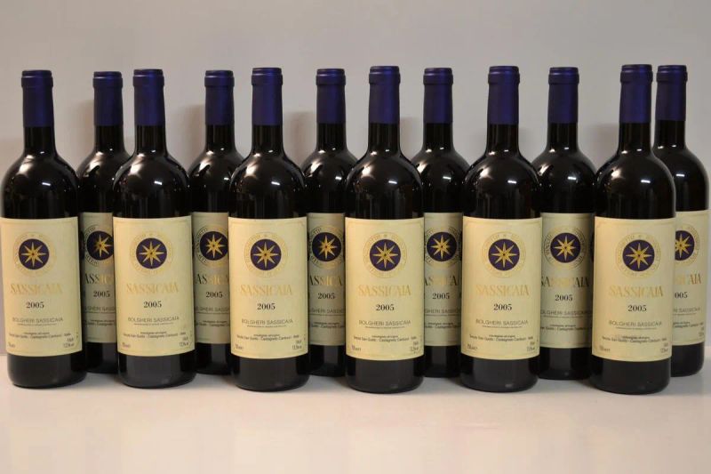 Sassicaia Tenuta San Guido 2005  - Auction Fine Wines from Important Private Italian Cellars - Pandolfini Casa d'Aste