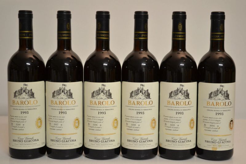 Barolo Collina Rionda Etichetta Bianca Bruno Giacosa 1993  - Auction A Prestigious Selection of Wines and Spirits from Private Collections - Pandolfini Casa d'Aste