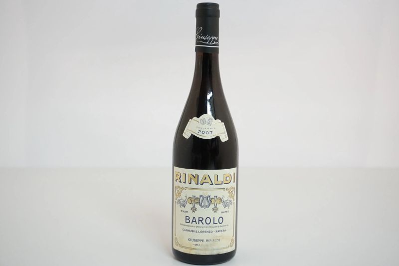 Barolo Cannubi S. Lorenzo Ravera Rinaldi 2007  - Auction Auction Time | Smart Wine - Pandolfini Casa d'Aste