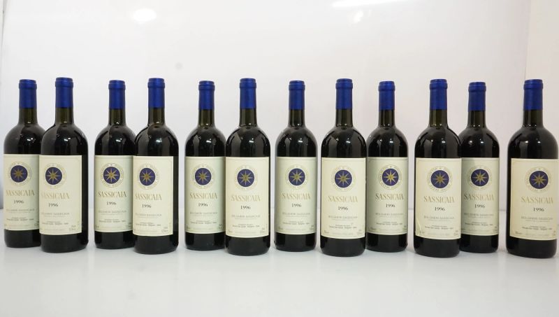      Sassicaia Tenuta San Guido 1996   - Asta Vini Pregiati e Distillati da Collezione - Pandolfini Casa d'Aste