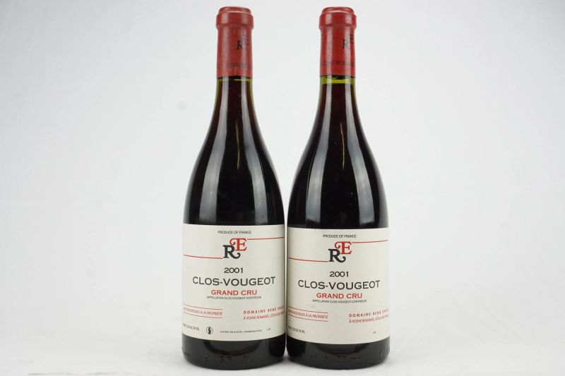      Clos-Vougeot Domaine Ren&eacute; Engel 2001   - Auction Il Fascino e l'Eleganza - A journey through the best Italian and French Wines - Pandolfini Casa d'Aste