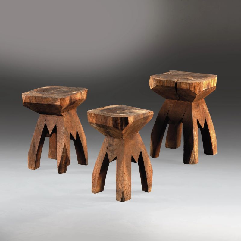 



TRE SGABELLI   - Asta DESIGN E ARTI DECORATIVE DEL '900 - Pandolfini Casa d'Aste