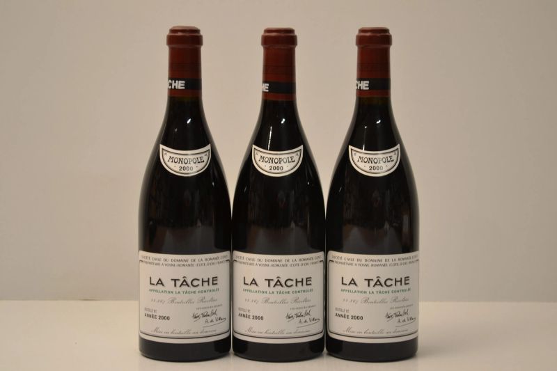 La Tache Domaine de la Romanee Conti 2000  - Asta Una Eccezionale Selezione di Vini e Distillati Internazionali da Collezioni Private - Pandolfini Casa d'Aste