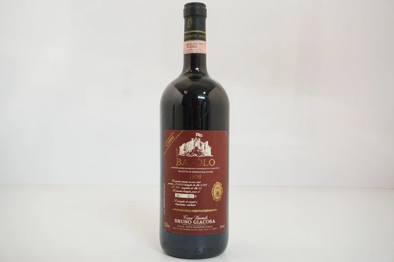      Barolo Falletto Riserva Etichetta Rossa Bruno Giacosa 1990   - Auction Wine&Spirits - Pandolfini Casa d'Aste