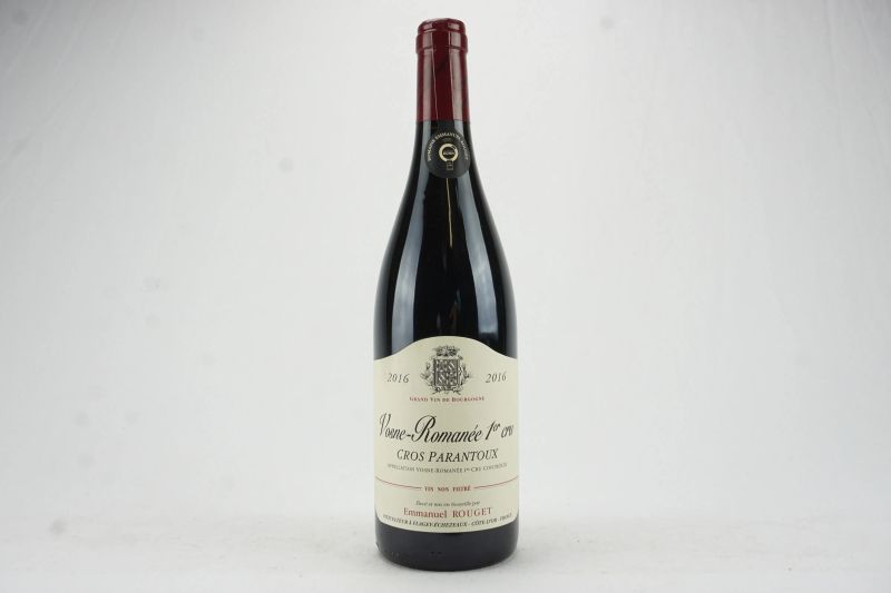      Vosne Roman&eacute;e Au Cros Parantoux Domaine Emmanuel Rouget 2016   - Auction The Art of Collecting - Italian and French wines from selected cellars - Pandolfini Casa d'Aste