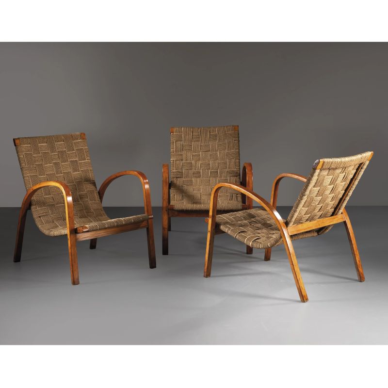 



TRE POLTRONE   - Asta DESIGN E ARTI DECORATIVE DEL '900 - Pandolfini Casa d'Aste