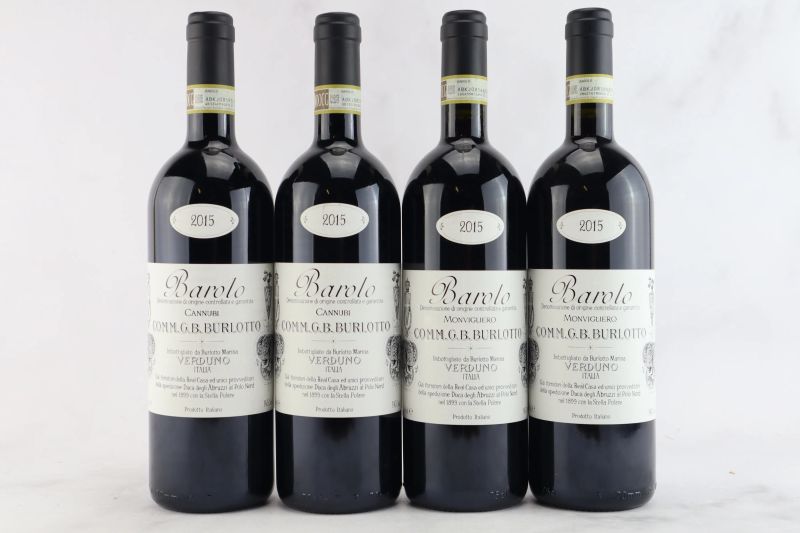 



Selezione Barolo G. B. Burlotto 2015   - Asta MATERIA - Vini Pregiati e da Collezione - Pandolfini Casa d'Aste