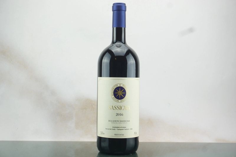 Sassicaia Tenuta San Guido 2016  - Auction LA RAFFINATEZZA DELLA COMPLESSITA' - Fine and Rare Wine - Pandolfini Casa d'Aste