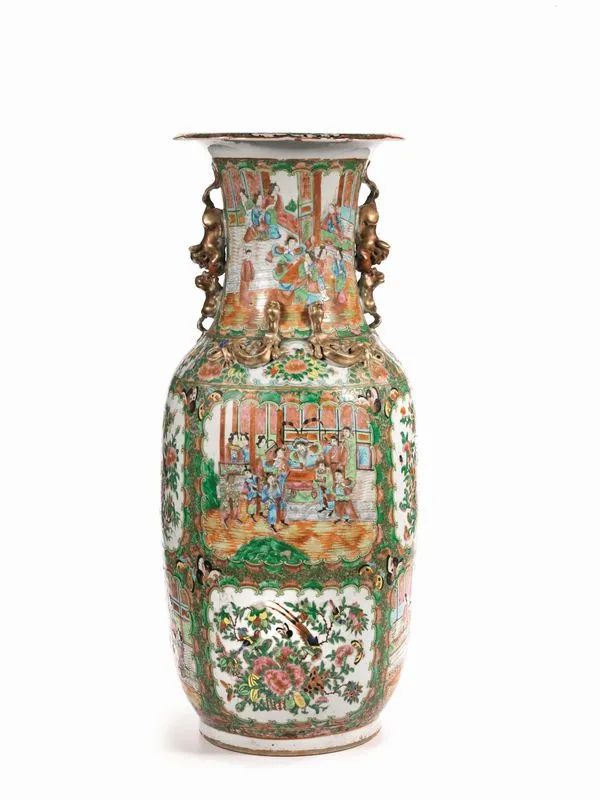 VASO CANTON, CINA, DINASTIA QING, SEC. XIX  - Auction Asian Art - Pandolfini Casa d'Aste