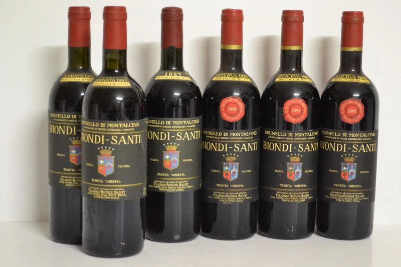 Brunello di Montalcino Biondi Santi  - Asta Vini Pregiati e da Collezione - Pandolfini Casa d'Aste