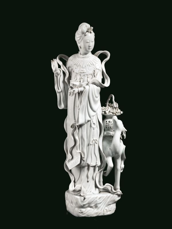      FIGURA, CINA, DINASTIA QING, SEC. XIX   - Asta ARTE ORIENTALE - Pandolfini Casa d'Aste