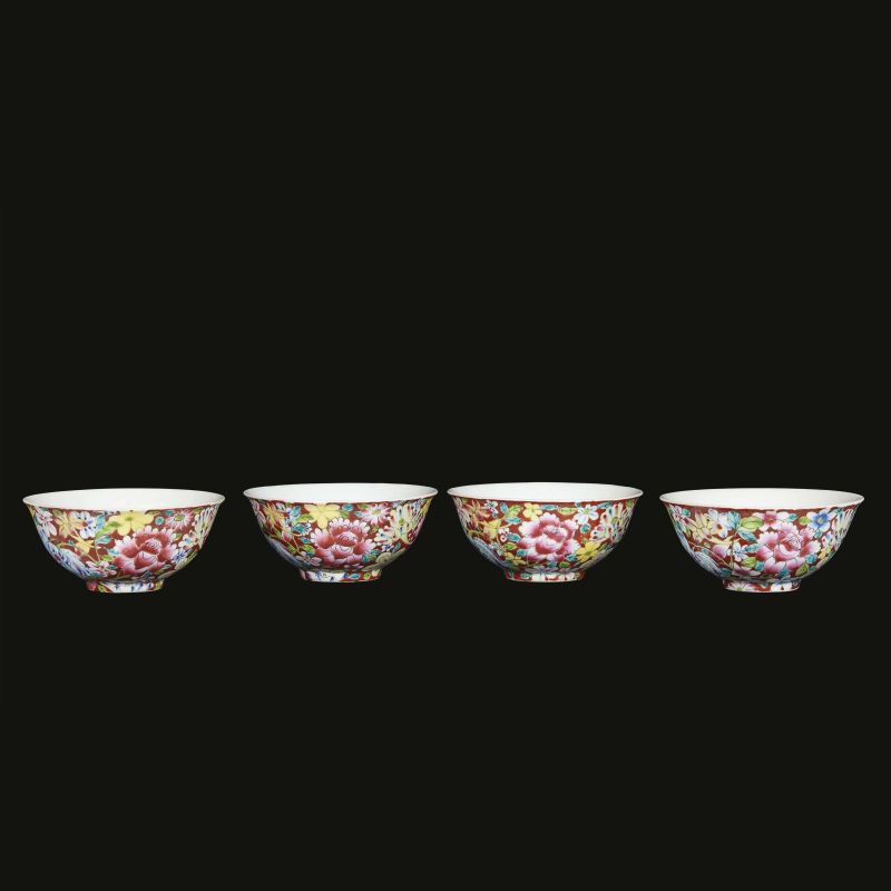 FOUR BOWLS, CHINA, REPUBBLIC PERIOD (1912-1949)  - Auction TIMED AUCTION | Asian Art -&#19996;&#26041;&#33402;&#26415; - Pandolfini Casa d'Aste
