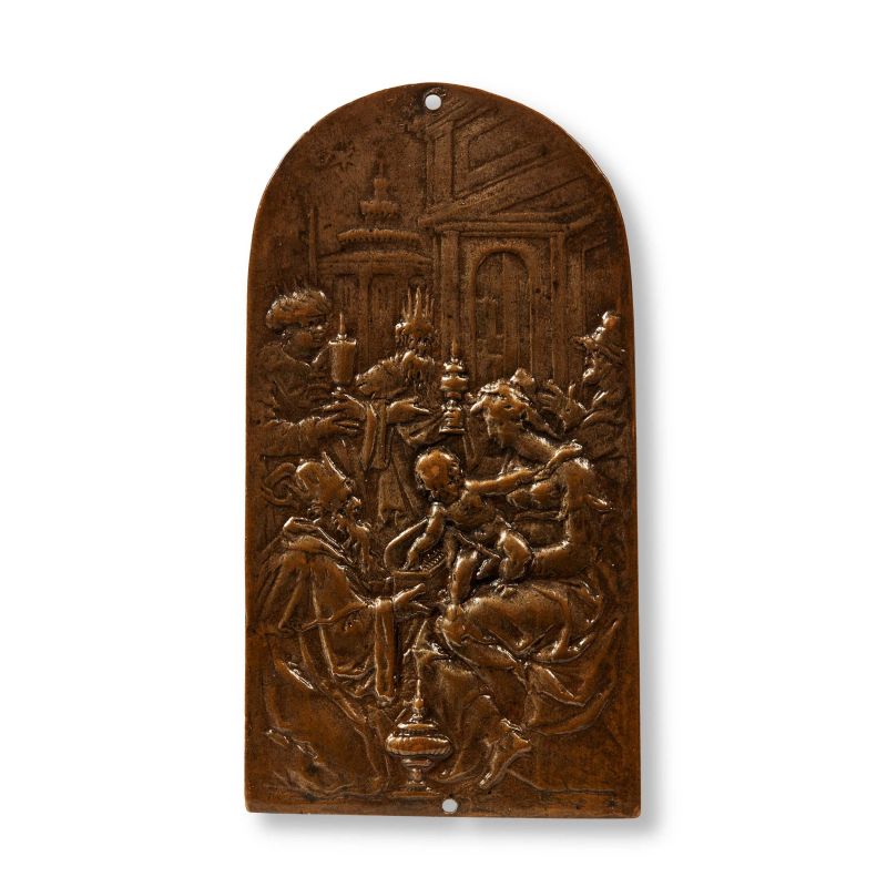 



After Anton Eisenhoit, Germany, late 16th century, Adoration of the Magi, bronze  - Auction PLAQUETTES, MEDALS, AND SMALL BRONZE SCULPTURES FROM THE COLLECTION OF MARIO SCAGLIA AND OTHER PROVENANCES - Pandolfini Casa d'Aste