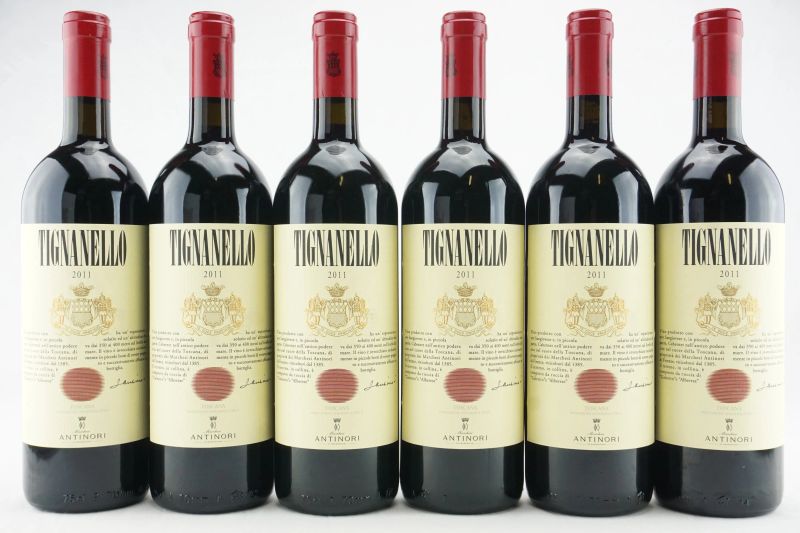 Tignanello Antinori 2011  - Auction THE SIGNIFICANCE OF PASSION - Fine and Rare Wine - Pandolfini Casa d'Aste