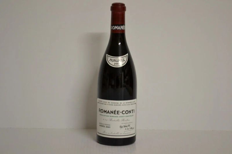 Romanee Conti Domaine de la Romanee Conti 2001  - Auction Finest and Rarest Wines - Pandolfini Casa d'Aste