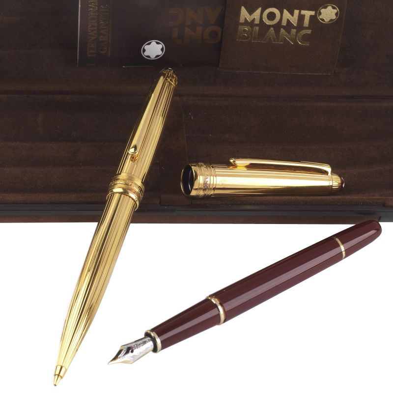 MONTBLANC PENNA STILOGRAFICA N. 144 E PORTAMINE  - Asta ASTA A TEMPO | PENNE DA COLLEZIONE - Pandolfini Casa d'Aste