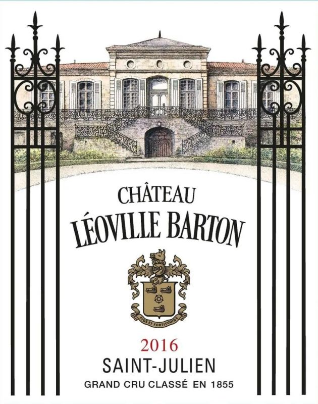 Château Léoville Barton 2016  - Auction PANDOLFINI FOR AMICI DI URI - CHARITY AUCTION FOR THE UROLOGICAL SCIENTIFIC RESEARCH - Pandolfini Casa d'Aste
