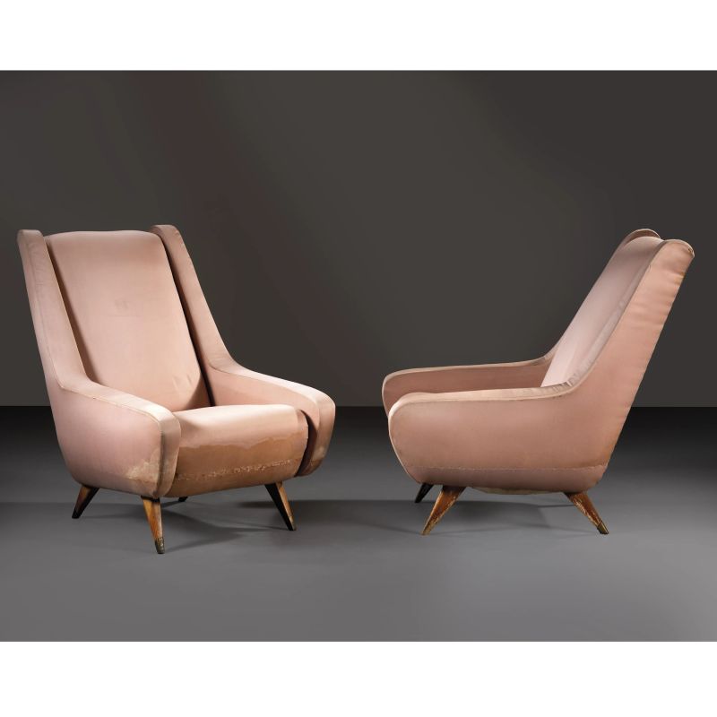 



COPPIA DI POLTRONE   - Asta DESIGN E ARTI DECORATIVE DEL '900 - Pandolfini Casa d'Aste