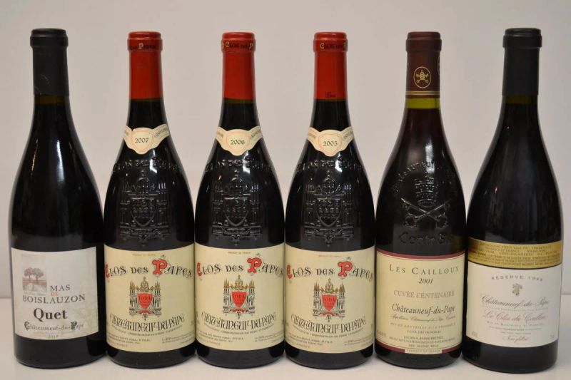 Selezione Chateauneuf-du-Pape                                               - Auction Fine Wines from Important Private Italian Cellars - Pandolfini Casa d'Aste