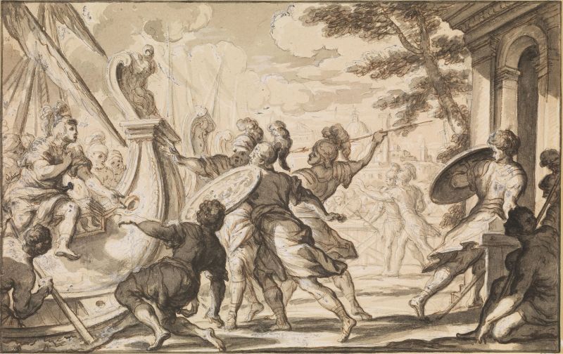      Scuola veneta, sec. XVII   - Auction Works on paper: 15th to 19th century drawings, paintings and prints - Pandolfini Casa d'Aste