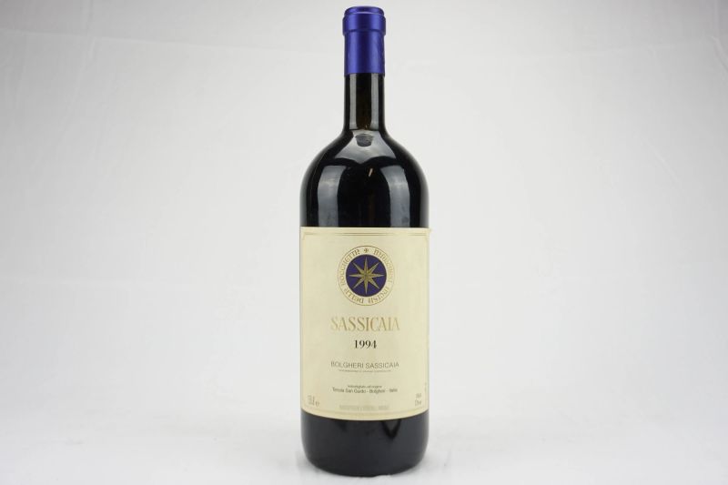      Sassicaia Tenuta San Guido 1994   - Asta Il Fascino e l'Eleganza - Un percorso tra i migliori Vini italiani e francesi - Pandolfini Casa d'Aste