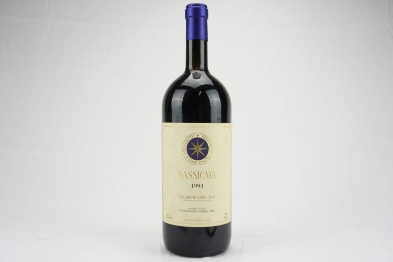      Sassicaia Tenuta San Guido 1994   - Auction Il Fascino e l'Eleganza - A journey through the best Italian and French Wines - Pandolfini Casa d'Aste