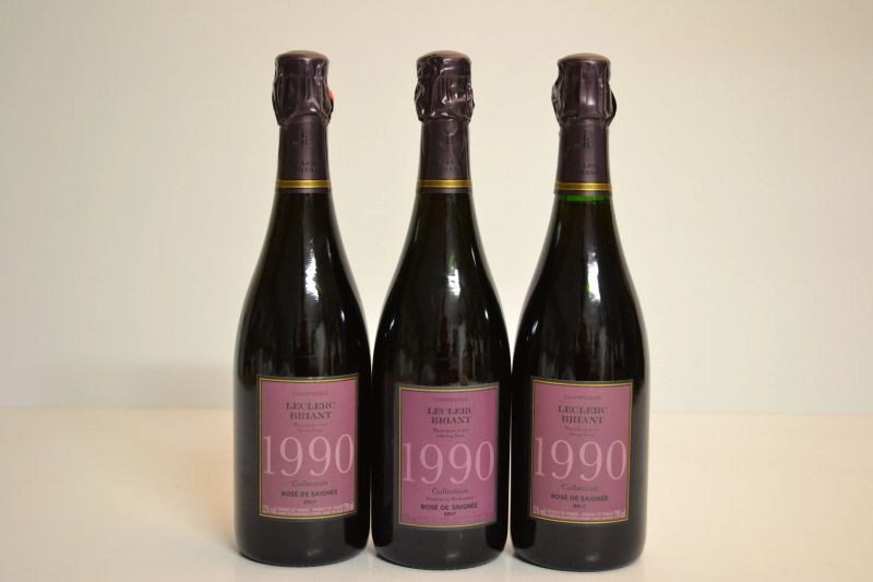 Leclerc Briant Ros&egrave; 1990  - Auction A Prestigious Selection of Wines and Spirits from Private Collections - Pandolfini Casa d'Aste