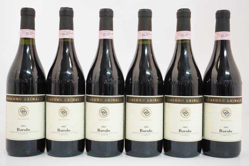     Le Coste Giacomo Grimaldi 2003   - Auction Online Auction | Smart Wine & Spirits - Pandolfini Casa d'Aste