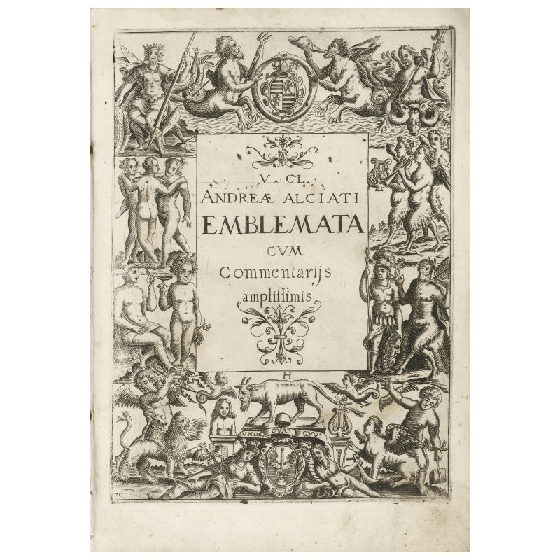Alciati, Andrea. Emblemata. Padova, Tozzi, 1621.    - Asta LIBRI, MANOSCRITTI, AUTOGRAFI E STAMPE - Pandolfini Casa d'Aste