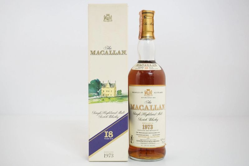 Macallan 1973  - Asta VINI PREGIATI E DISTILLATI DA COLLEZIONE - Pandolfini Casa d'Aste