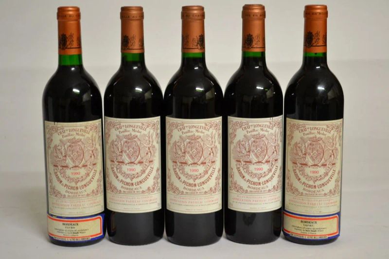 Chateau Pichon Logueville Baron 1990  - Auction Rare Wines - Pandolfini Casa d'Aste