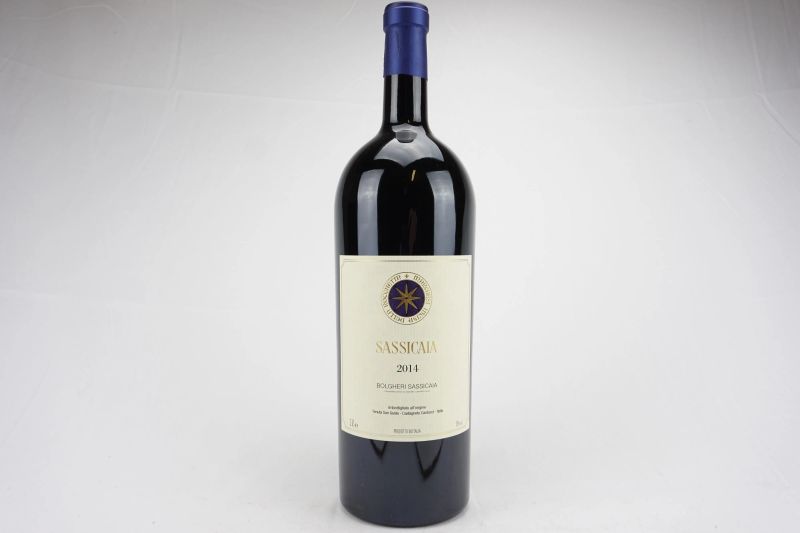      Sassicaia Tenuta San Guido 2014   - Auction Il Fascino e l'Eleganza - A journey through the best Italian and French Wines - Pandolfini Casa d'Aste