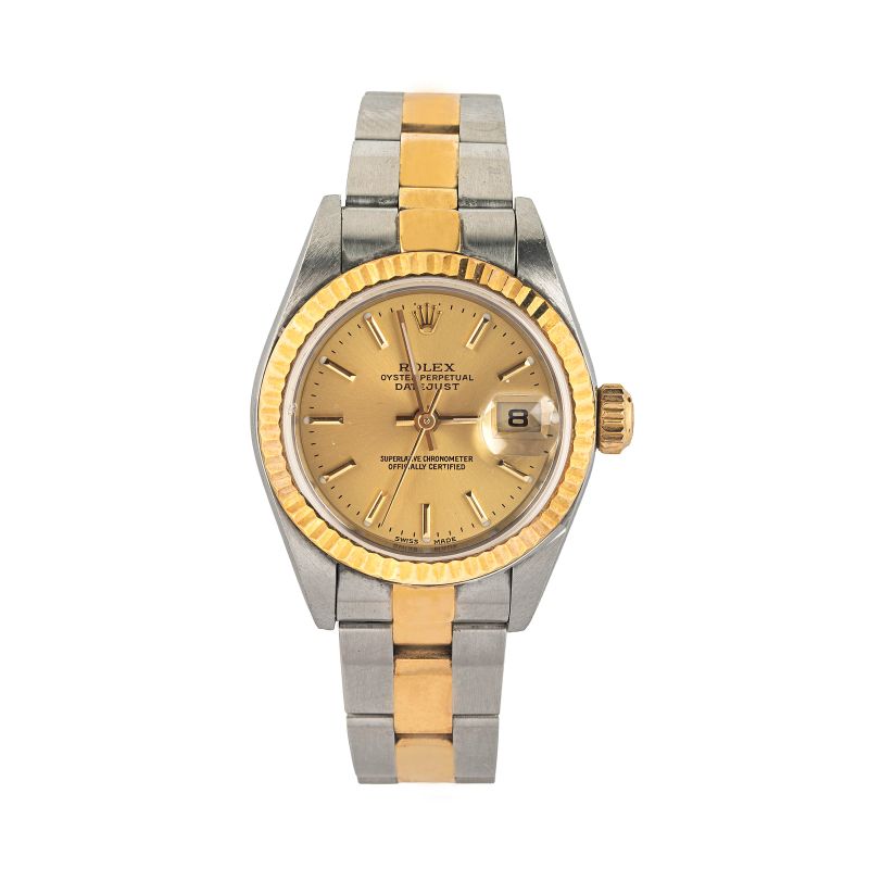 ROLEX DATEJUST LADY ACCIAIO E ORO REF. 79173 N. K1429XX ANNO 2002  - Asta ARCADE |  OROLOGI E PENNE DA COLLEZIONE - Pandolfini Casa d'Aste
