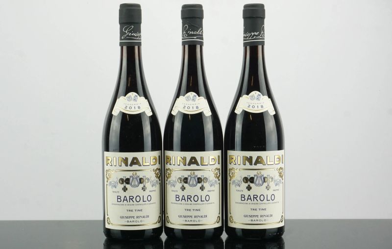 Barolo Tre Tine Giuseppe Rinaldi 2018  - Auction AS TIME GOES BY | Fine and Rare Wine - Pandolfini Casa d'Aste