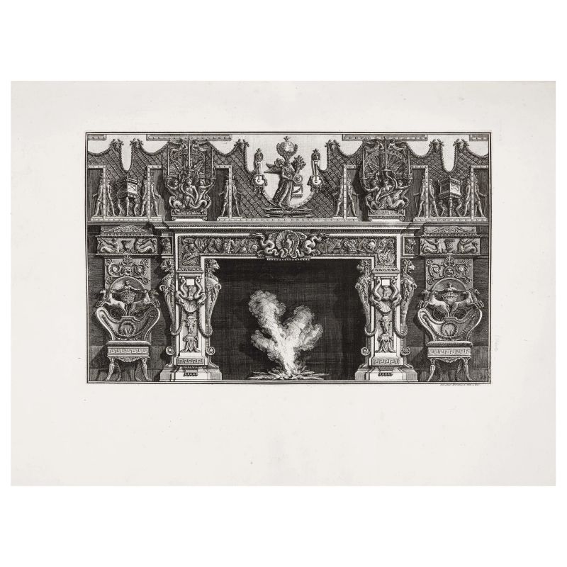 Piranesi, Giovanni Battista. Diverse maniere d’adornare i cammini. Roma, Salomoni, 1769.  - Asta LIBRI, MANOSCRITTI, AUTOGRAFI E STAMPE - Pandolfini Casa d'Aste
