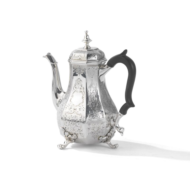 A SILVER TEA POT, LONDON, 1878  - Auction TIME AUCTION| SILVER - Pandolfini Casa d'Aste