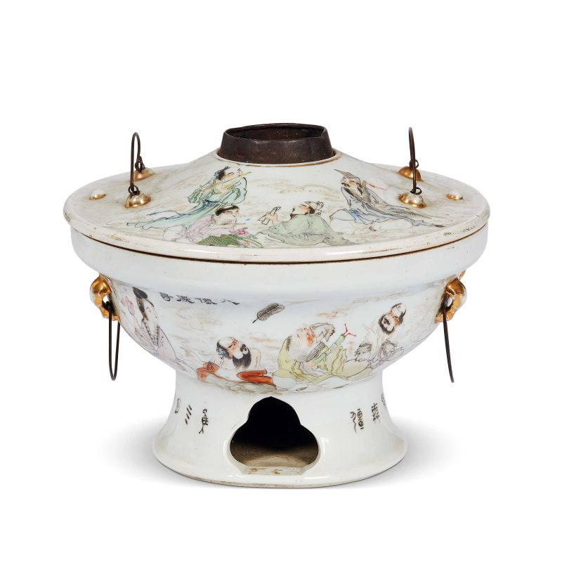 



PORCELAIN VESSEL WITH FIGURES AND INSCRIPTIONS, CHINA, QING DYNASTY, 19TH CENTURY  - Auction Asian Art | 东方艺术 - Pandolfini Casa d'Aste