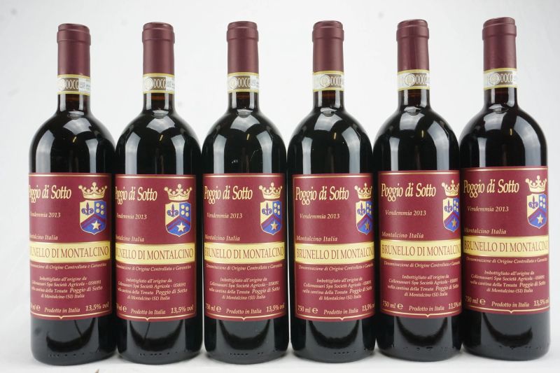      Brunello di Montalcino Poggio di Sotto 2013   - Asta L'Arte del Collezionare - Vini italiani e francesi da cantine selezionate - Pandolfini Casa d'Aste